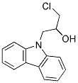 1-(9H-Carbazol-9-yl)-3-chloropropan-2-ol, tech 结构式