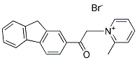 1-(9H-2-FLUORENYL)-2-(2-METHYL-1-PYRIDINIUMYL)-1-ETHANONE BROMIDE, TECH 结构式