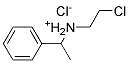 (2-CHLOROETHYL)(1-PHENYLETHYL)AMMONIUM CHLORIDE, TECH 结构式