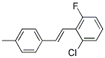 1-CHLORO-3-FLUORO-2-(4-METHYLSTYRYL)BENZENE, TECH 结构式