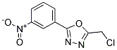 2-(CHLOROMETHYL)-5-(3-NITROPHENYL)-1,3,4-OXADIAZOLE, TECH 结构式