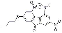 2-(BUTYLTHIO)-4,5,7-TRINITRO-9H-FLUOREN-9-ONE 结构式