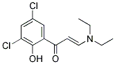 1-(3,5-DICHLORO-2-HYDROXYPHENYL)-3-(DIETHYLAMINO)-2-PROPEN-1-ONE 结构式