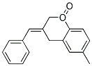 2,3-DIHYDRO-6-METHYL-3-(PHENYLMETHYLENE)-4H-1-BENZOPYRAN-1-ONE 结构式