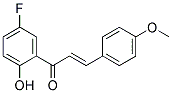 (2E)-1-(5-Fluoro-2-hydroxyphenyl)-3-(4-methoxyphenyl)prop-2-en-1-one 结构式