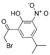 2-BROMO-1-(2-HYDROXY-5-ISOPROPYL-3-NITROPHENYL)-ETHANONE 结构式