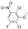 3-甲氧基-2,4-二氯-5-氟硝基苯 结构式