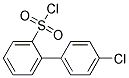 [2-(4-CHLOROPHENYL)PHENYL]SULPHONYL CHLORIDE 结构式