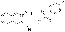 2-AMINO-3-CYANOISOQUINOLINIUM 4-METHYLBENZENE-1-SULPHONATE 结构式