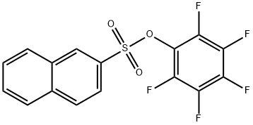 2,3,4,5,6-PENTAFLUOROPHENYL 2-NAPHTHALENESULPHONATE 结构式