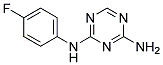 2-AMINO-4-(4-FLUOROPHENYLAMINO)-1,3,5-TRIAZIN 结构式