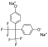 2,2-BIS(4-HYDROXYPHENYL)HEXAFLUOROPROPANE, DISODIUM SALT (97% MIN.) 结构式