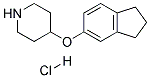 4-((2,3-二氢-1H-茚-5-基)氧基)哌啶盐酸盐 结构式