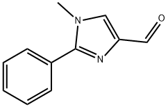 1-甲基-2-苯基-1H-咪唑-4-甲醛 结构式