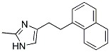 2-METHYL-4-(2-NAPHTHALEN-1-YL-ETHYL)-1H-IMIDAZOLE 结构式