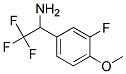 2,2,2-三氟-1-(3-氟-4-甲氧基苯基)乙胺 结构式