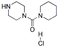 1-(PIPERIDIN-1-YLCARBONYL)PIPERAZINE HYDROCHLORIDE 结构式