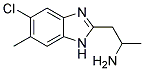 2-Aminopropyl-5(6)-methyl-chloro-benzimidazole 结构式