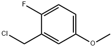 5-甲氧基-2-氟苄氯 结构式