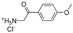 2-(4-METHOXY-PHENYL)-2-OXO-ETHYL-AMMONIUM, CHLORIDE 结构式