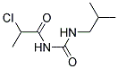 2-CHLORO-N-[(ISOBUTYLAMINO)CARBONYL]PROPANAMIDE 结构式