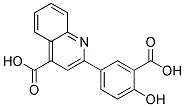 2-(3-CARBOXY-4-HYDROXYPHENYL) QUINOLINE-4-CARBOXYLIC ACID 结构式