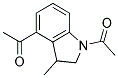 1-(1-ACETYL-3-METHYL-2,3-DIHYDRO-1H-INDOL-4-YL)-ETHANONE 结构式