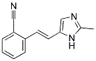 2-[2-(2-METHYL-IMIDAZOL-4-YL)-VINYL]-BENZONITRILE 结构式
