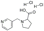 1-PYRIDIN-3-YLMETHYL-PYRROLIDINE-2-CARBOXYLIC ACID DIHYDROCHLORIDE 结构式