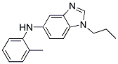 (1-PROPYL-1H-BENZOIMIDAZOL-5-YL)-O-TOLYL-AMINE 结构式