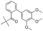 2,2-Dimethyl-1-(3',4',5'-trimethoxy-biphenyl-2-yl)-1-propanone 结构式