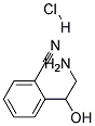 2-(2-AMINO-1-HYDROXY-ETHYL)-BENZONITRILE HYDROCHLORIDE 结构式