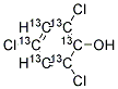 2,4,6-TRICHLOROPHENOL (13C6) 结构式