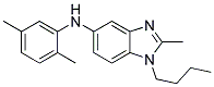 (1-BUTYL-2-METHYL-1H-BENZOIMIDAZOL-5-YL)-(2,5-DIMETHYL-PHENYL)-AMINE 结构式