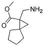 1-AMINOMETHYL-SPIRO[2,4]HEPTANE-1-CARBOXYLIC ACID METHYL ESTER 结构式