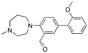 2'-Methoxy-4-(4-methyl-[1,4]diazepan-1-yl)-biphenyl-3-carbaldehyde 结构式
