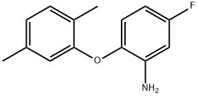 2-(2,5-DIMETHYLPHENOXY)-5-FLUOROANILINE 结构式