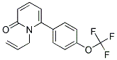 1-ALLYL-6-[4-(TRIFLUOROMETHOXY)PHENYL]PYRIDIN-2(1H)-ONE 结构式