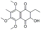 2-ETHYL-3-HYDROXY-5,6,8-TRIMETHOXY-7-METHYL-2,3-DIHYDRO-[1,4]NAPHTHOQUINONE 结构式