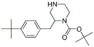 2-(4-TERT-BUTYL-BENZYL)-PIPERAZINE-1-CARBOXYLIC ACID TERT-BUTYL ESTER 结构式