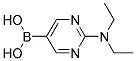 [2-(DIETHYLAMINO)PYRIMIDIN-5-YL]BORONIC ACID 结构式