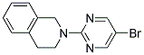 2-(5-BROMOPYRIMIDIN-2-YL)-1,2,3,4-TETRAHYDROISOQUINOLINE 结构式