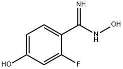 2-氟-N,4-二羟基苯甲脒 结构式