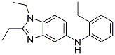 (1,2-DIETHYL-1H-BENZOIMIDAZOL-5-YL)-(2-ETHYL-PHENYL)-AMINE 结构式