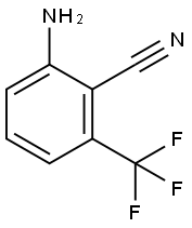 2-氨基-6-三氟甲基苯腈 结构式