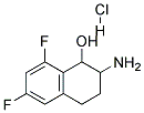 2-AMINO-6,8-DIFLUORO-1,2,3,4-TETRAHYDRO-NAPHTHALEN-1-OL HYDROCHLORIDE 结构式