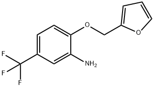 2-(呋喃-2-基甲氧基)-5-(三氟甲基)苯胺 结构式