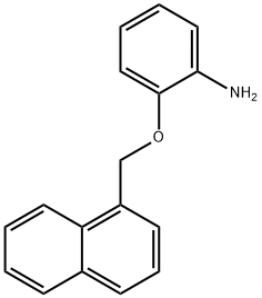 2-(1-NAPHTHYLMETHOXY)ANILINE 结构式