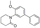 1-(4-METHOXY-BIPHENYL-3-YL)-PIPERIDIN-2-ONE 结构式