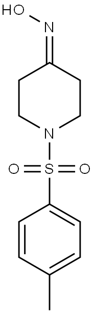 1-[(4-METHYLPHENYL)SULFONYL]PIPERIDIN-4-ONE OXIME 结构式